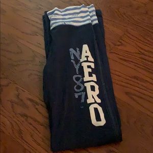 Navy Blue Aeropostale yoga pants